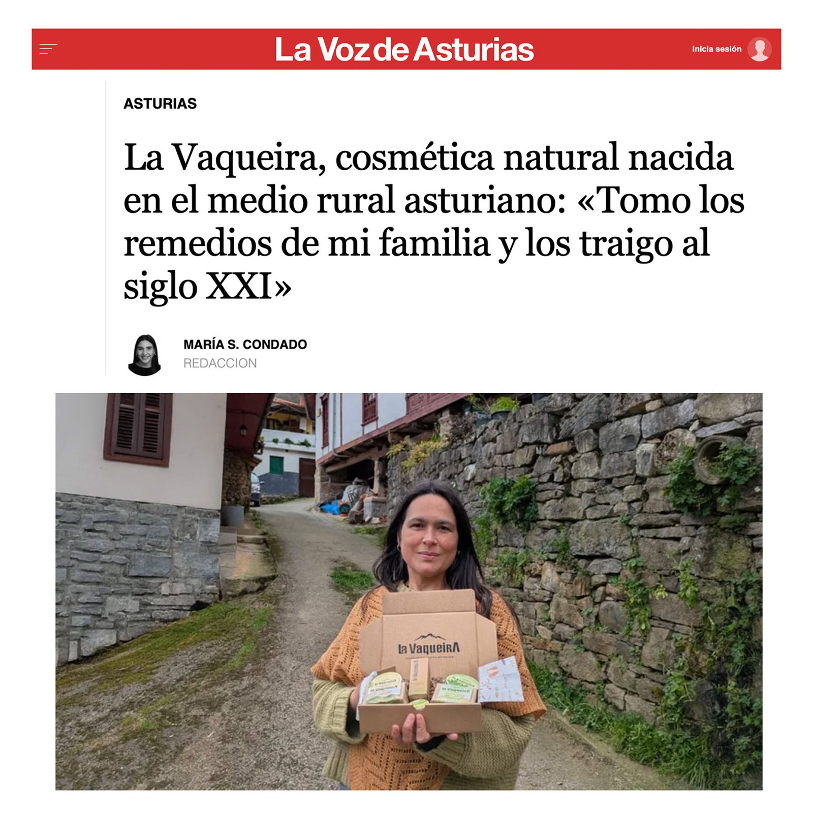 Noticia La Voz de Asturias, La Vaqueira